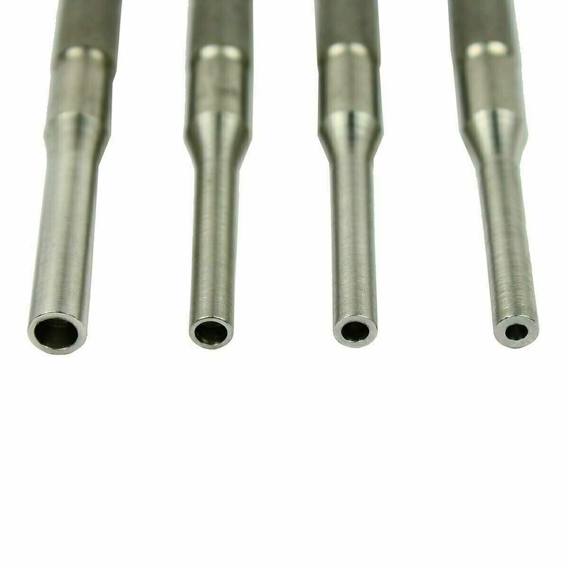 4PC Hollow End Roll Pin Tool Starter Punch set Stainless Steel gallery