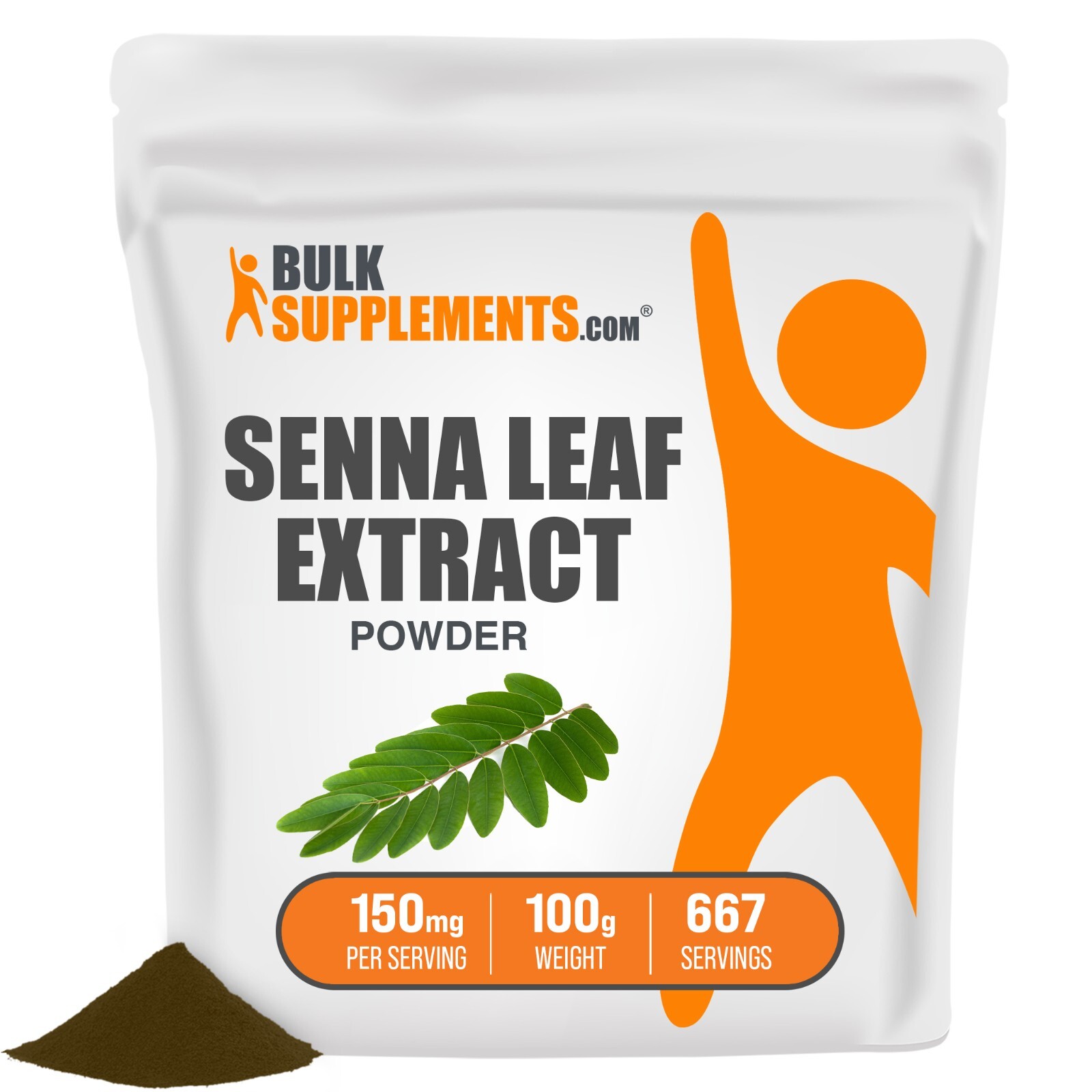 Bulksupplements Senna Leaf Extract Powder - Supports Bowel Function gallery