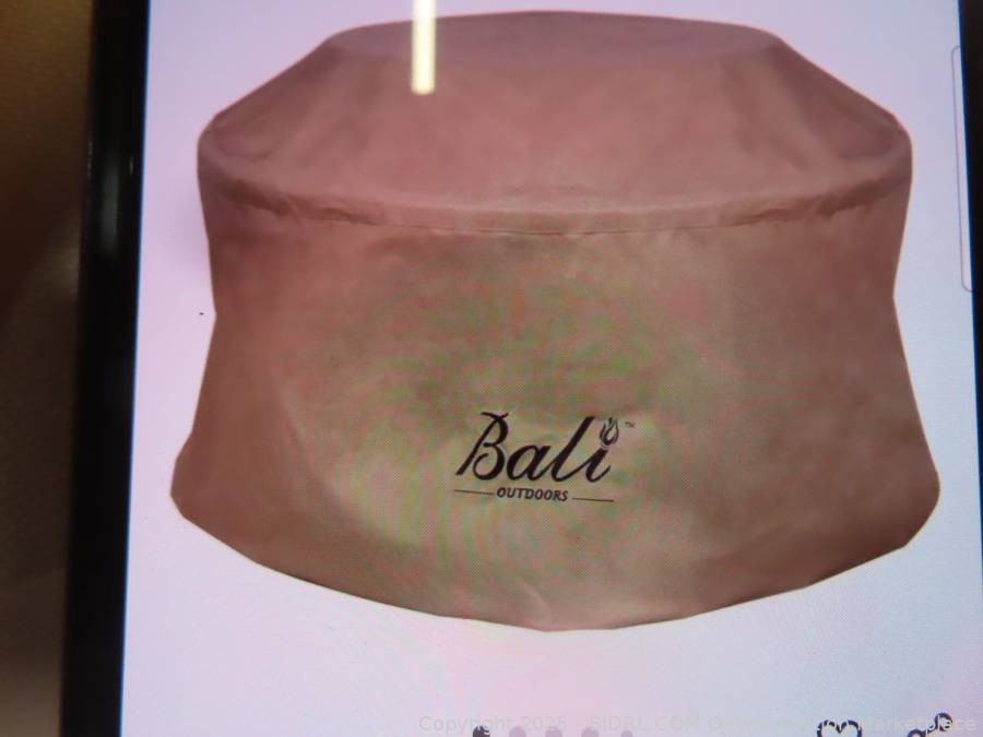 BALI OUTDOORS Round Fire Pit Covers Waterproof and Weather Resistant PVC Materia gallery
