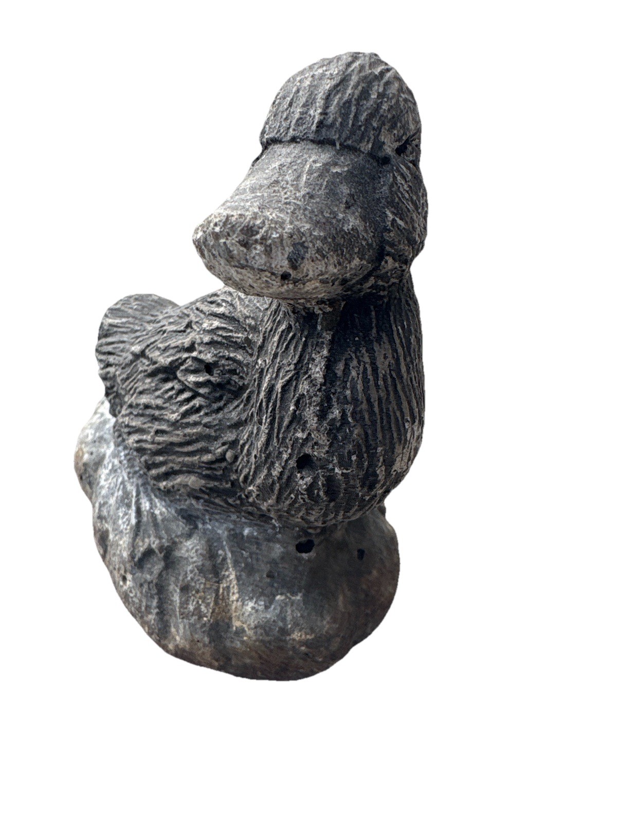 Duck Garden Statue Cast Stone Look Outdoor Yard Decor Doorstop Figurine gallery