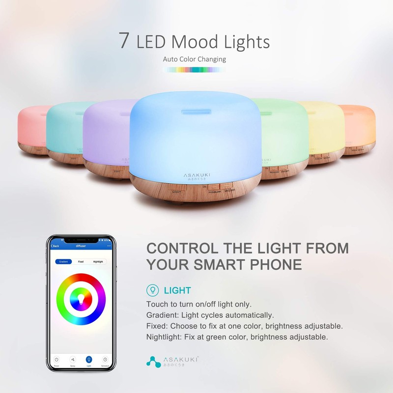 Smart Wi-Fi Essential Oil Diffuser, App and Voice Control Compatible with Ale... gallery