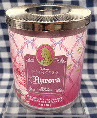 ALL NEW Aurora DISNEY Crown Lid Single Wick Candle 8 oz Bath & Body Works