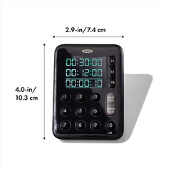 Good Grips Digital Triple Kitchen Timer – Black