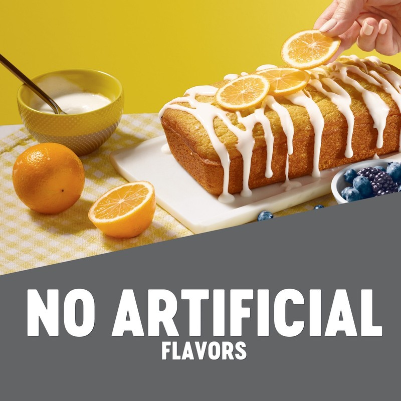 Krusteaz Meyer Lemon Pound Cake and Glaze Mix, 16.5 Oz Box No Artificial Flavors gallery