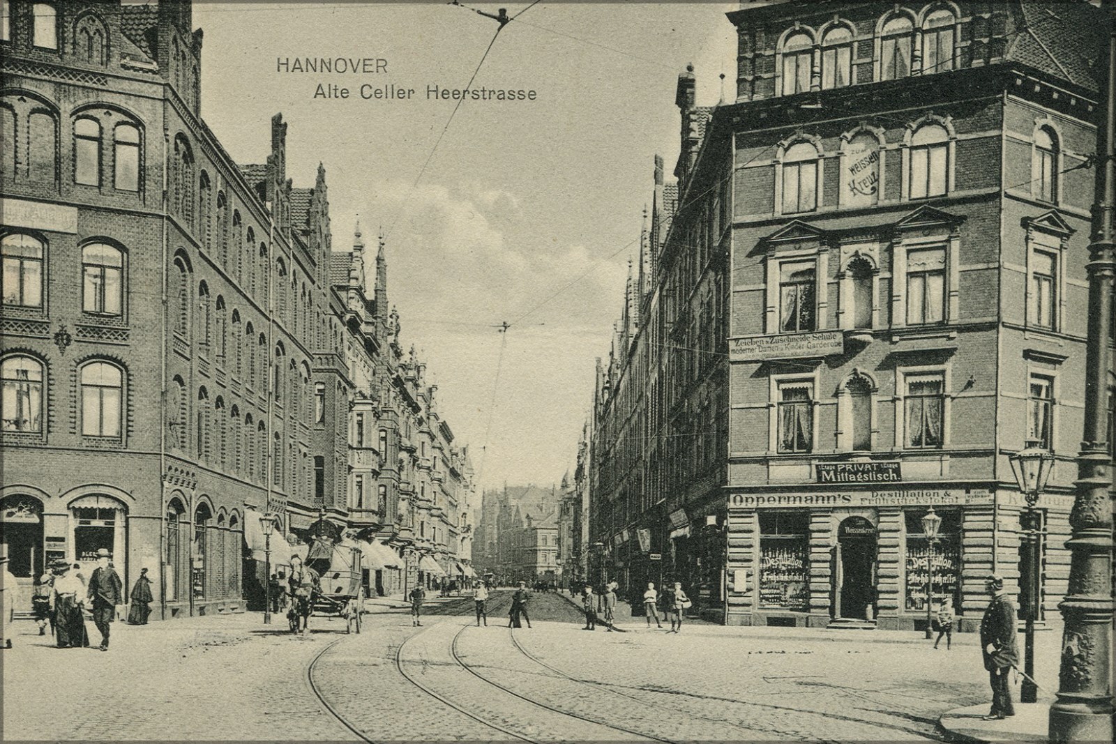 Poster, Many Sizes; Old Celler Military Road ( Metro Station Sedanstrasse ) 1900 gallery