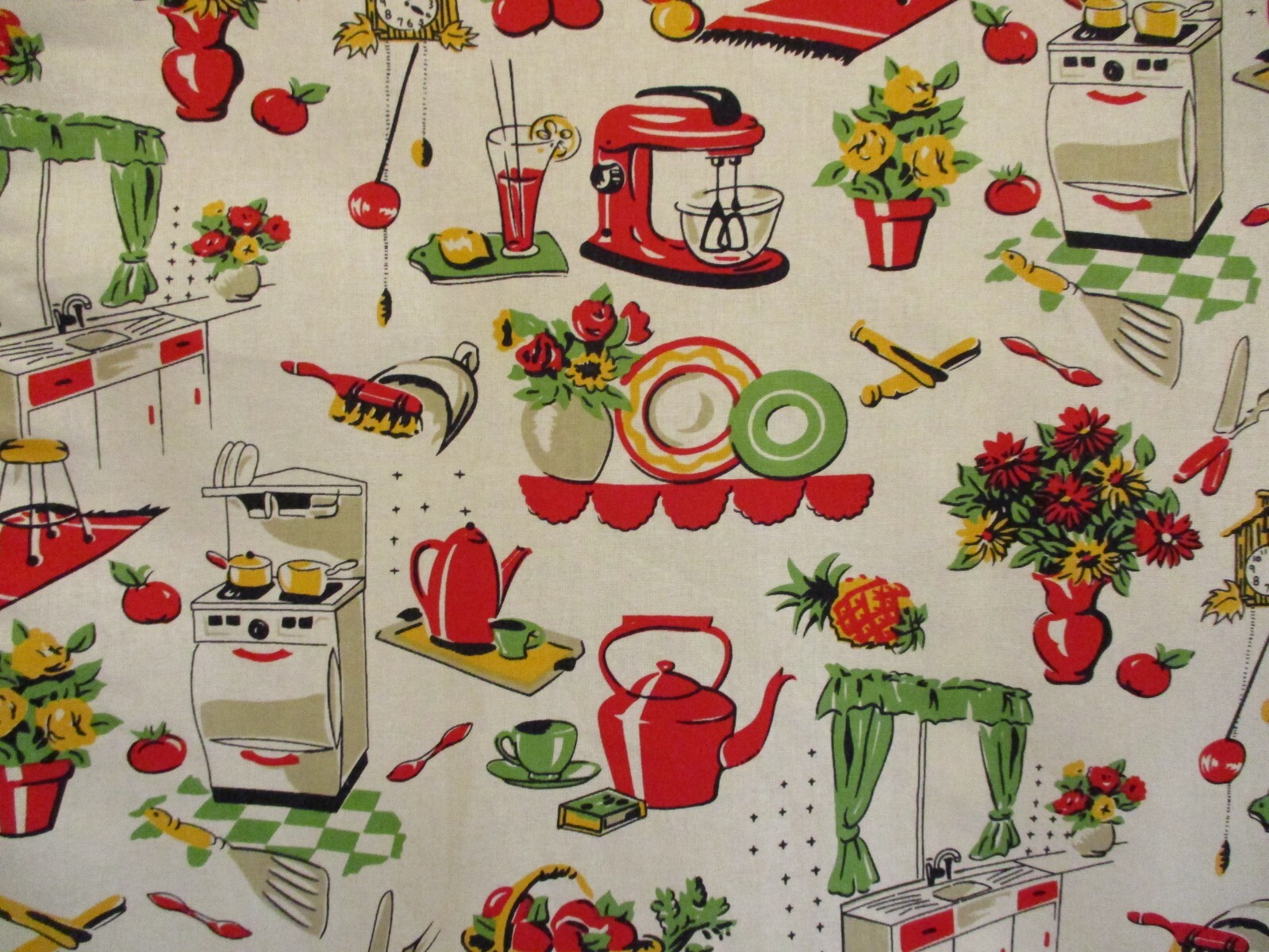 HANDMADE BIB APRON FIFTIES KITCHEN gallery