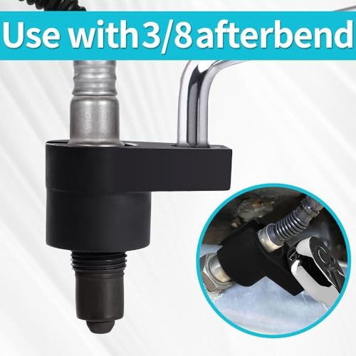 Offset O2 Sensor Socket, 7/8-Inch (22mm) with 3/8-Inch Drive, 3/8-7/8 1pcs gallery