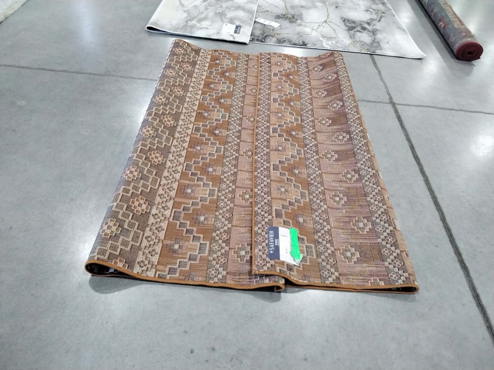 RUST / RED 6'-7" X 9'-6" Back Stain Rug, Reduced Price 1172744239 VER095-0334-6 gallery