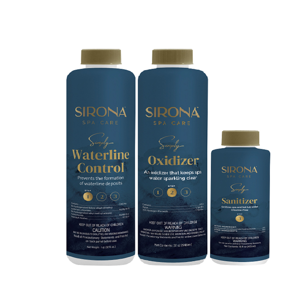 Sirona Simply Kit (Waterline Control, Oxidizer & Sanitizer) gallery