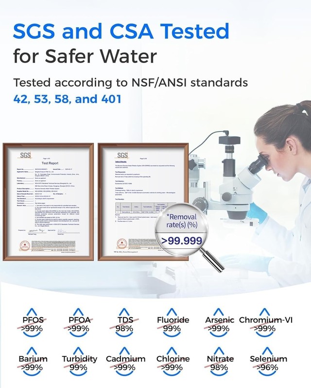 Waterdrop WD-G2P600-W Replacement Filter, Pack of 1 WD-G2CF and 1 WD-G2P6MRO gallery