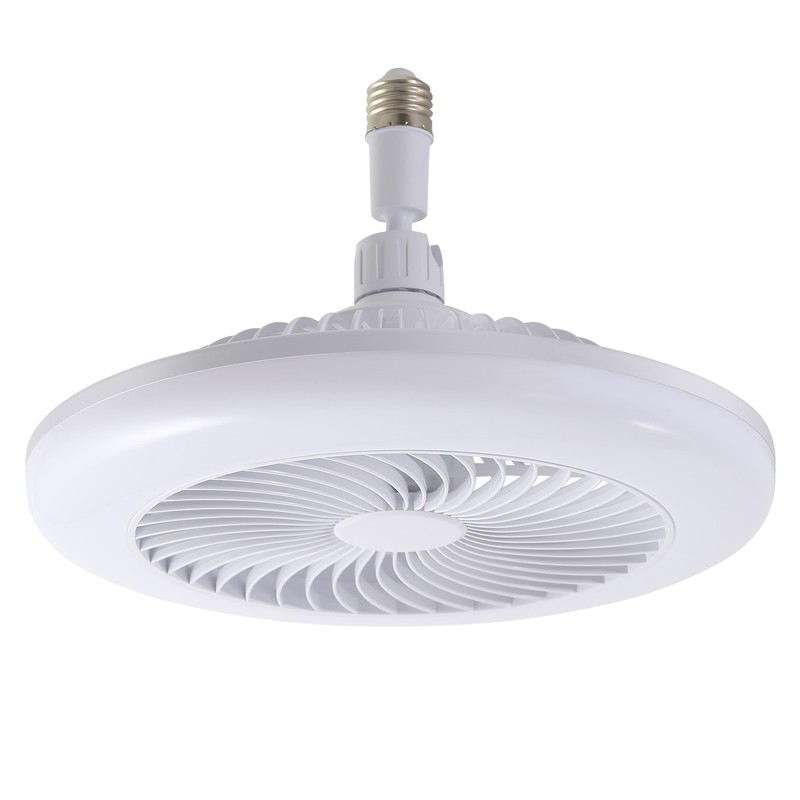 2 In 1 Socket Fan Light Ceiling Fans With Lights And Remote Dimmable LED 11 inch gallery