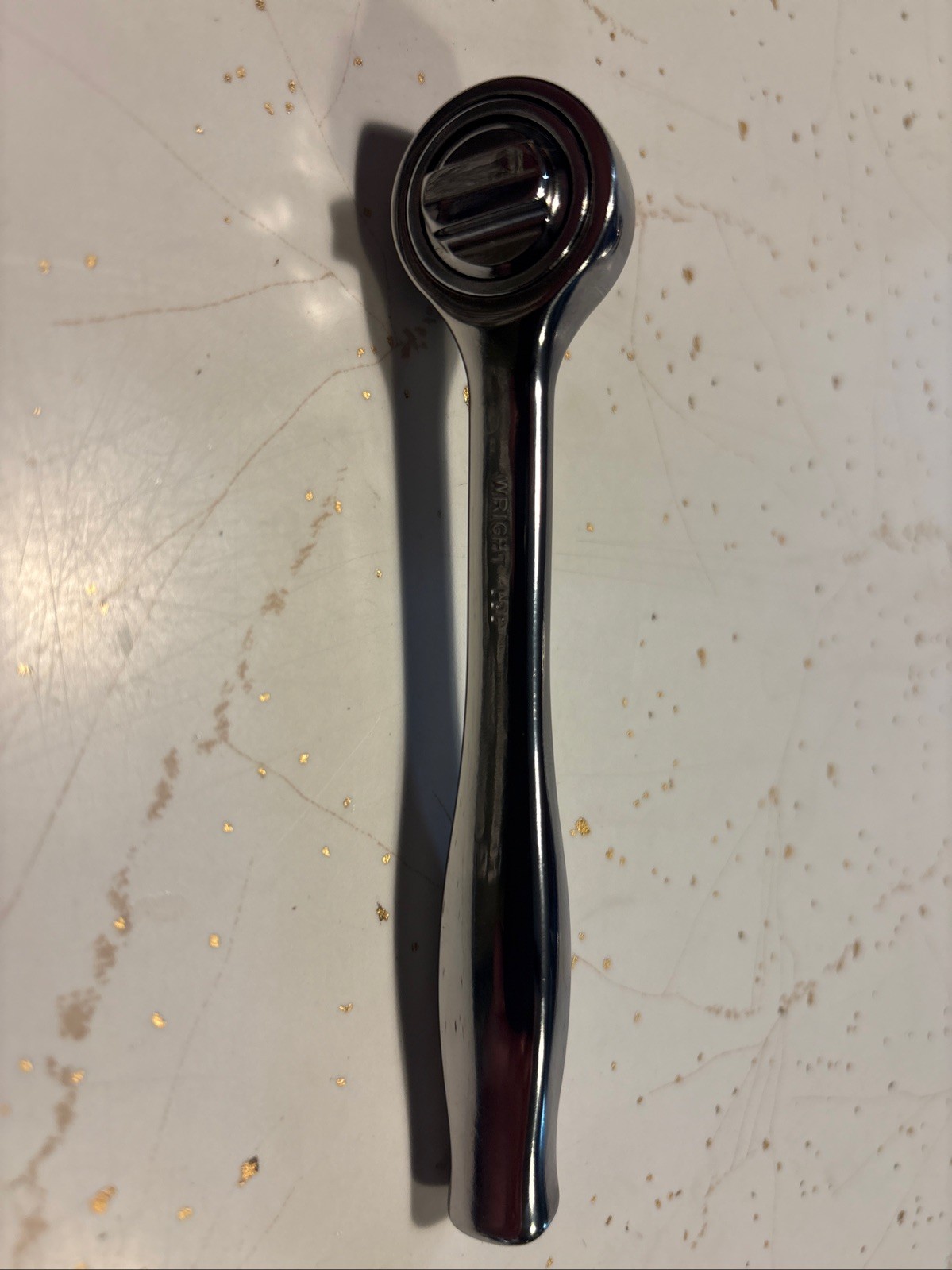 Wright Tool Compact Contour Handle Ratcheting Socket Wrench 3/8" Drive 3430 USA gallery