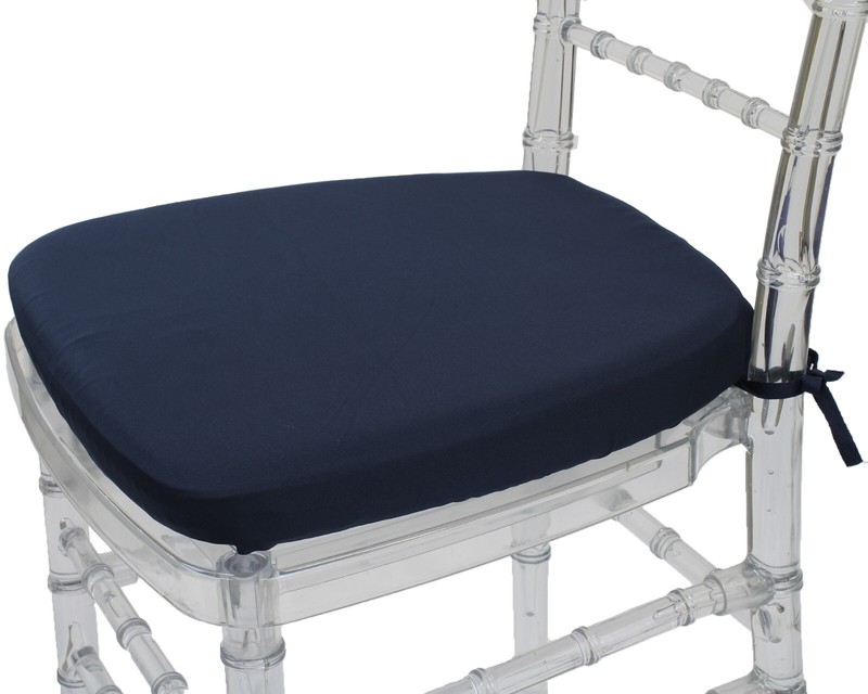 Spandex Chiavari Pad Covers - Stretch Fitted Chiavari Chair Seat Cushion Covers gallery