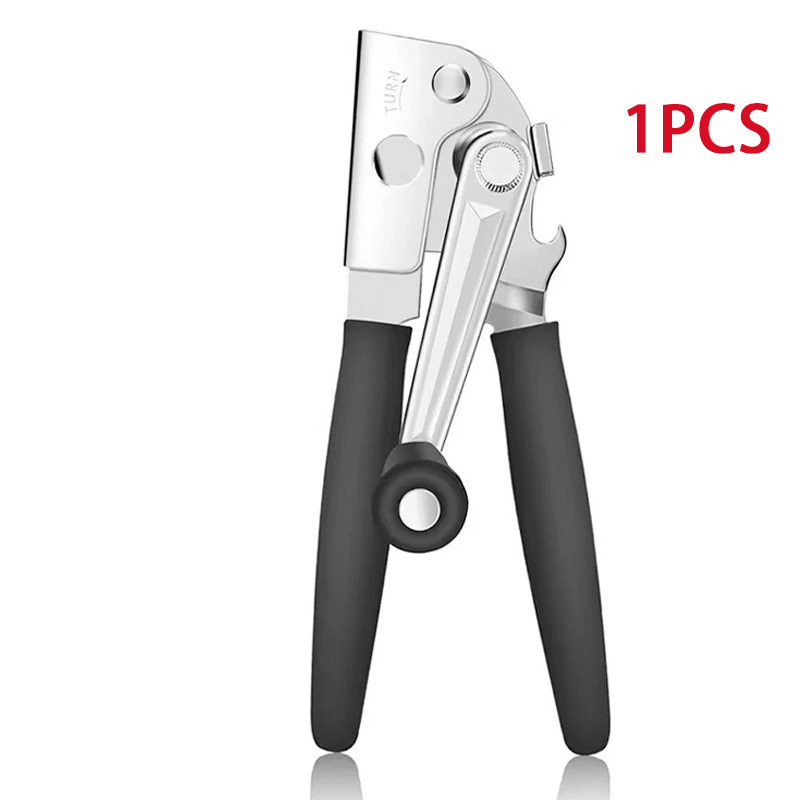 2PCS Commercial Can Opener Manual Heavy Duty Easy Folding Hand Crank Can Opener gallery