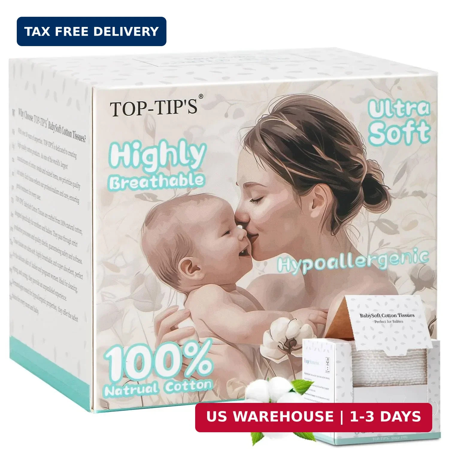 100% Pure Cotton Disposable Face Towel, Soft & Skin Friendly Face Towelettes Dis gallery