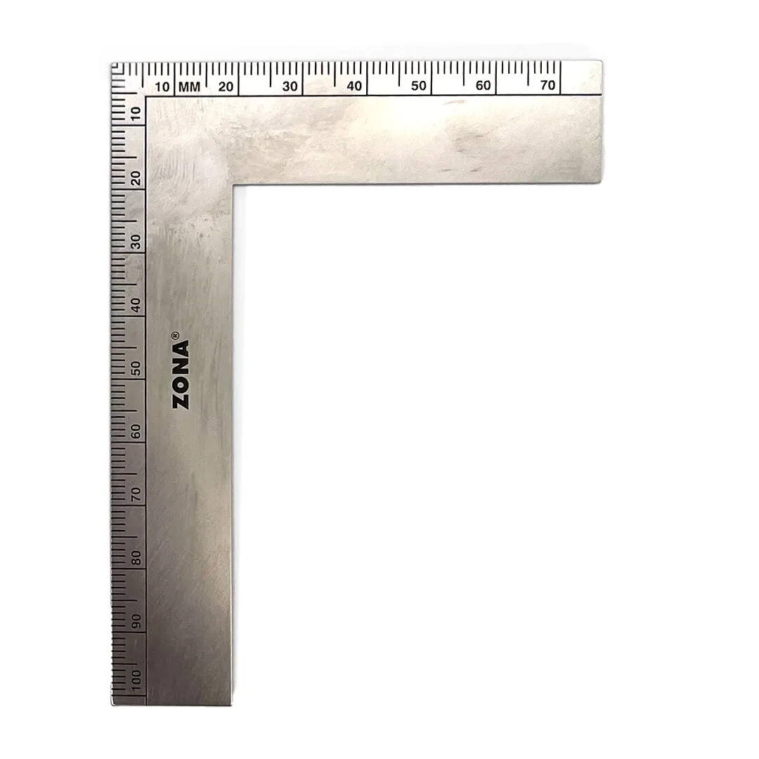 Zona Tool 37-434 L-Square Stainless Steel 3-Inch x 4-Inch USA MADE gallery