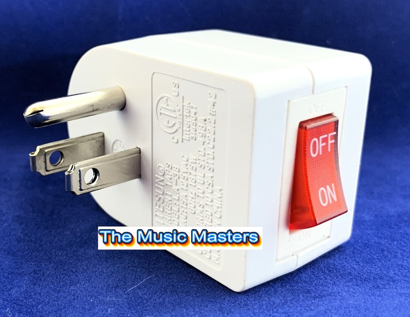 4X Grounded On/Off LIGHTED POWER SWITCH Single AC Wall Plug Electrical Outlet gallery