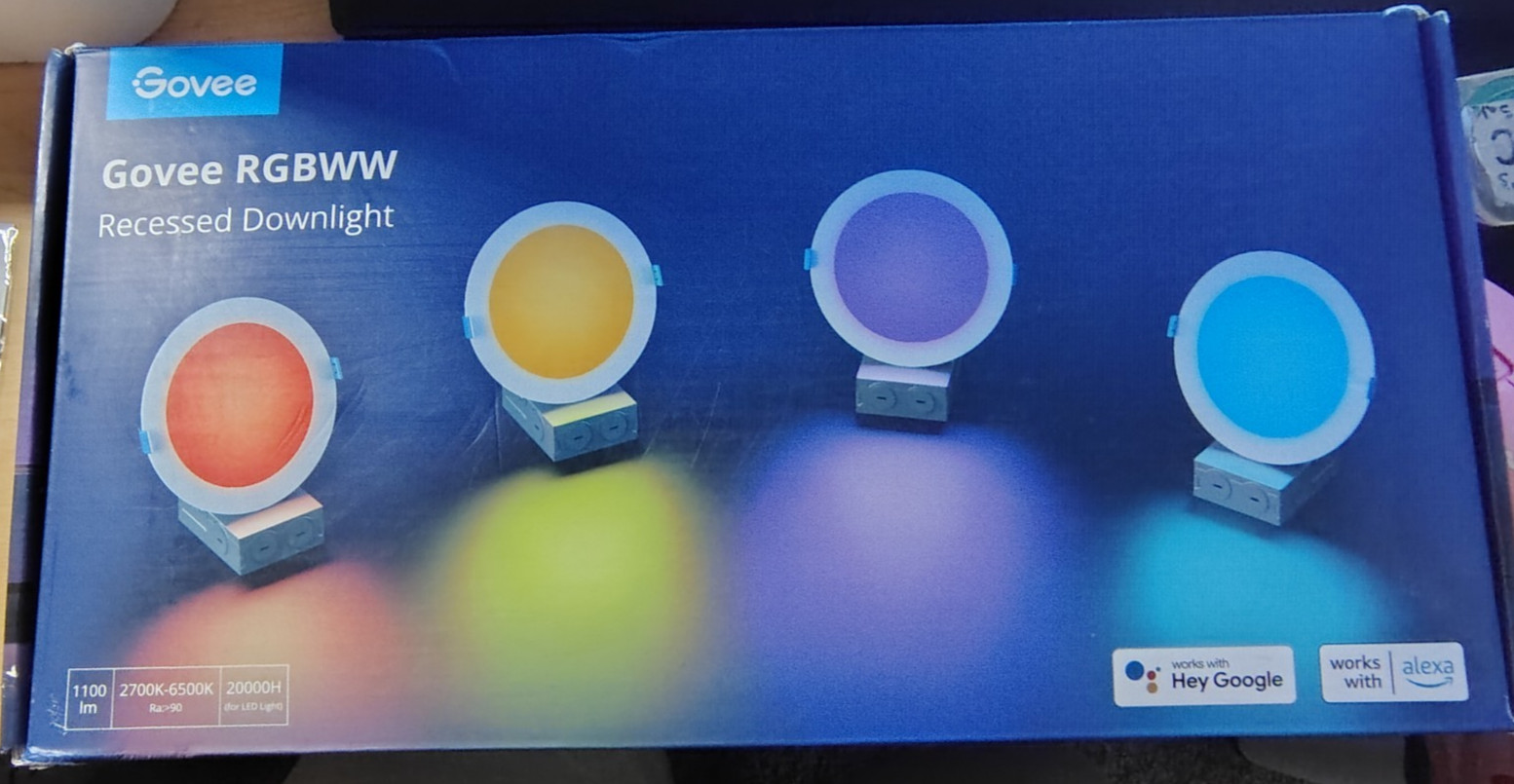 NOB Govee Smart Recessed Lighting 6 Inch, Wi-Fi Bluetooth RGBWW LED H601A gallery