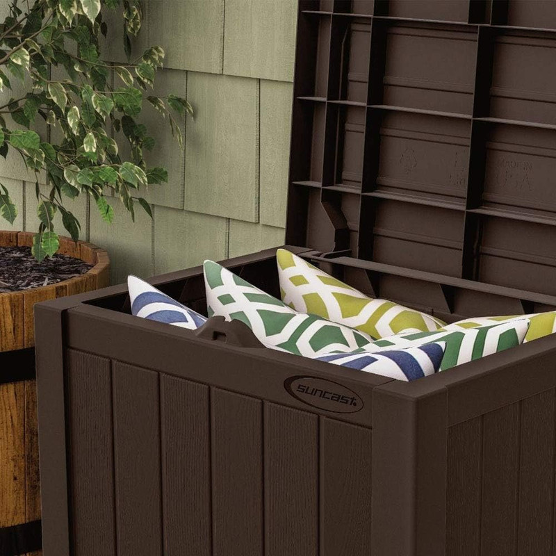 Java Brown 22-Gallon Patio Storage Deck Box - 17x22 Inch (2 Pack) gallery