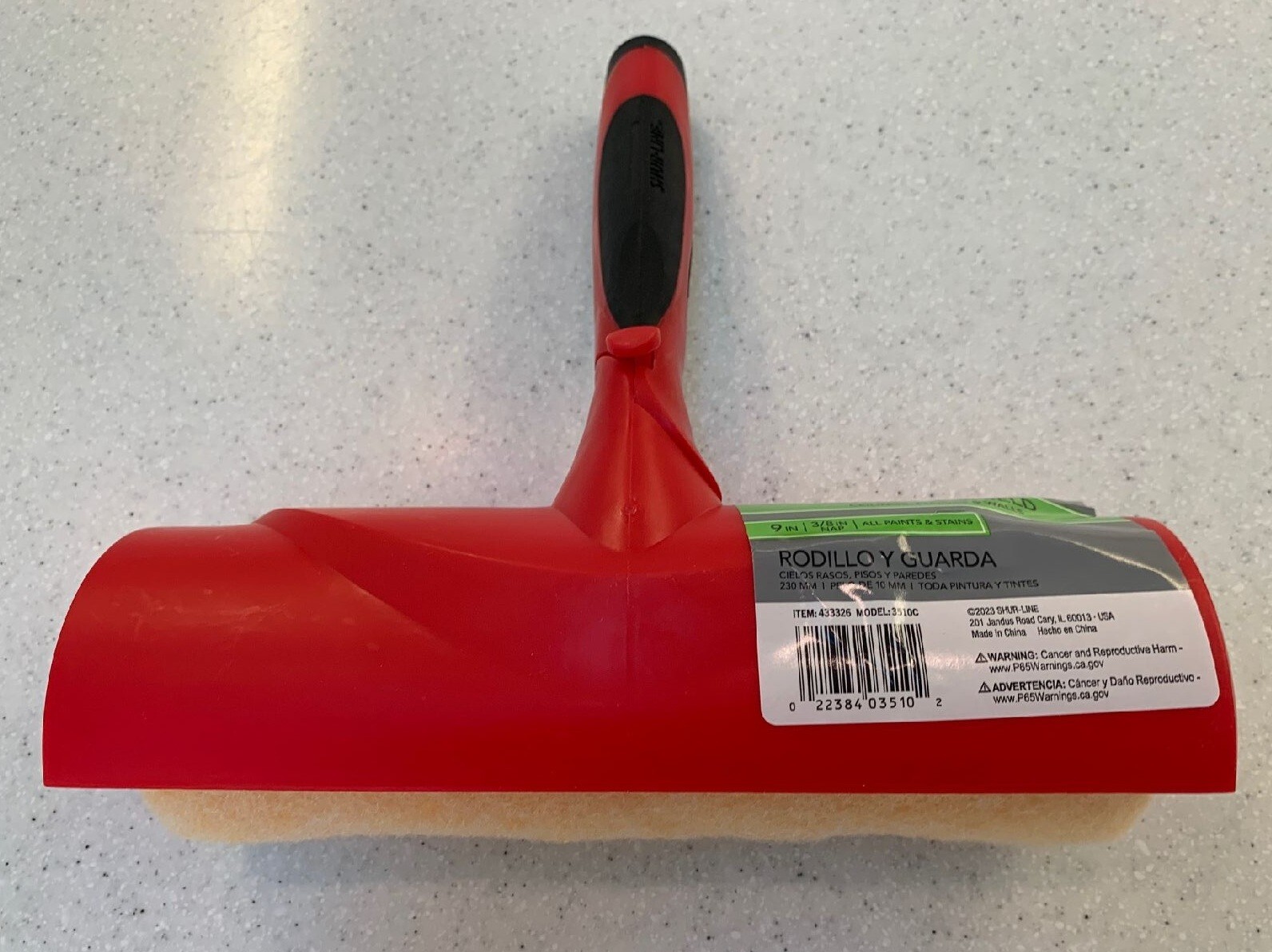 Shur-Line 3510C 9" Adjustable Paint Roller & Splatter Spatter Shield - Pack of 1 gallery