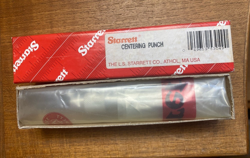 Starrett 819 Hinge Automatic Center Punch Made In USA