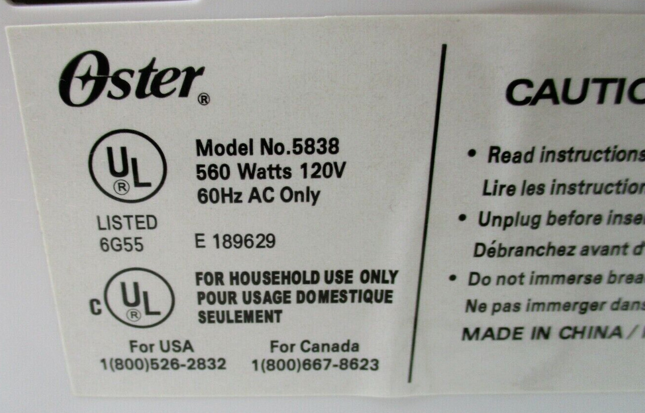 Paddle for Oster Bread Maker Model 5838 Old Version Fits 10mm Shaft only (O) gallery