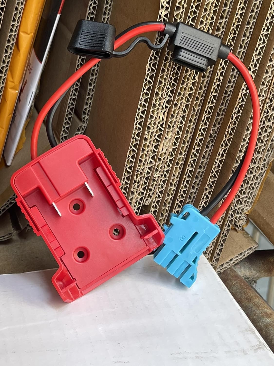 Adapter for Power Wheels Vehicles -for Milwaukee M18 18V Battery to 12V Converte gallery