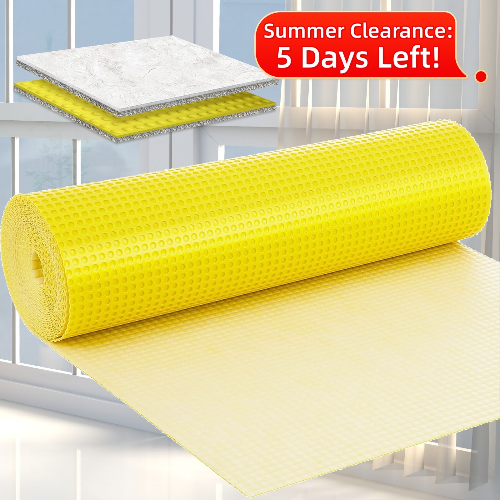 1/8" Uncoupling Membrane - Waterproof Tile Underlayment--30% Off - Limited! gallery