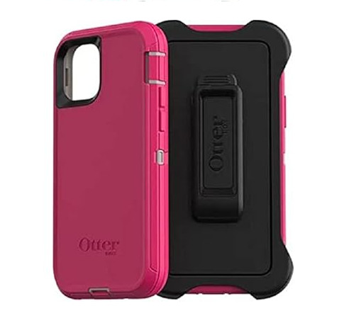 New Case For iPhone 16e Otterbox Defender Series – Pink White
