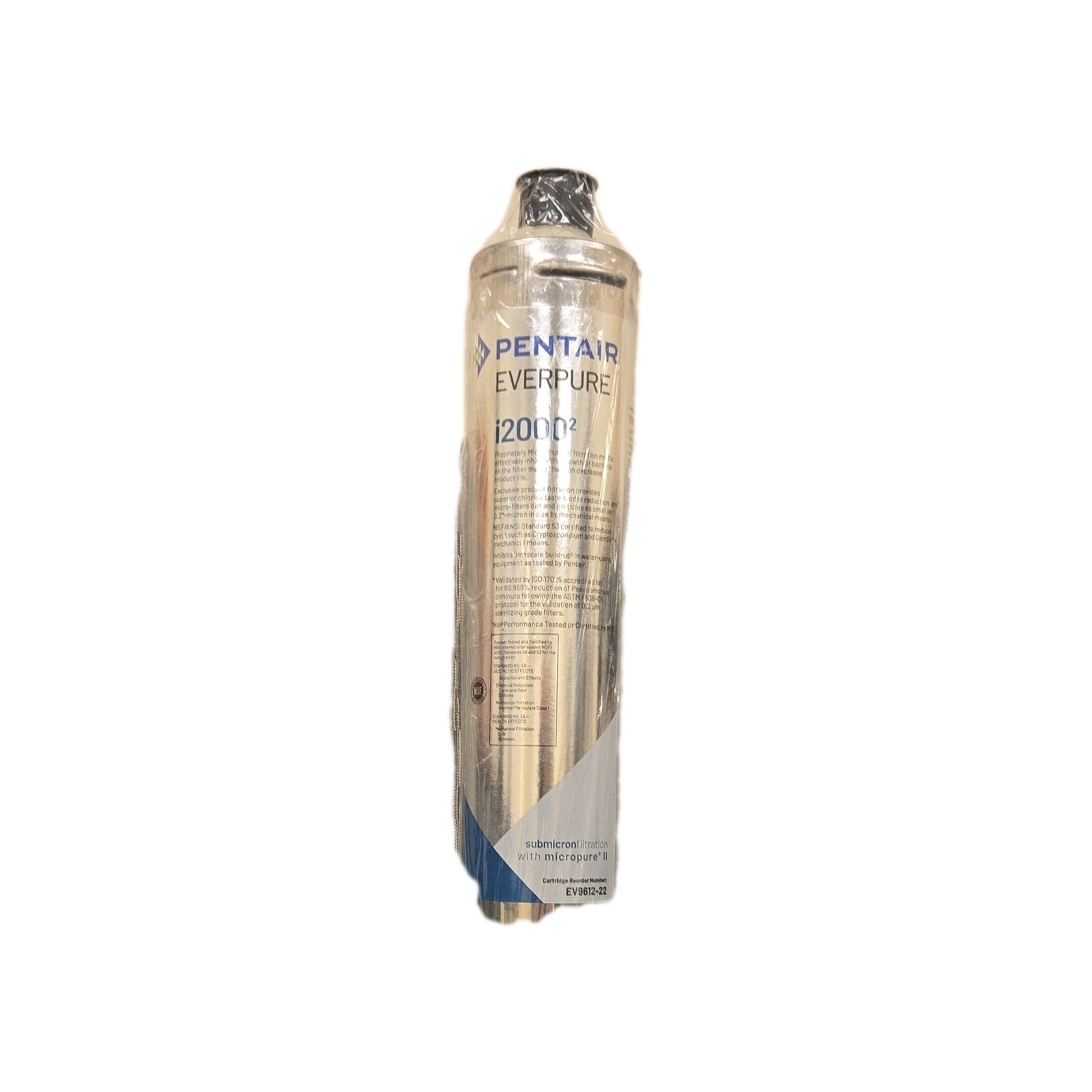 Pentair Everpure i2000² Water Filter Cartridge EV9612-22 Micro-Pure II 9000 gal gallery