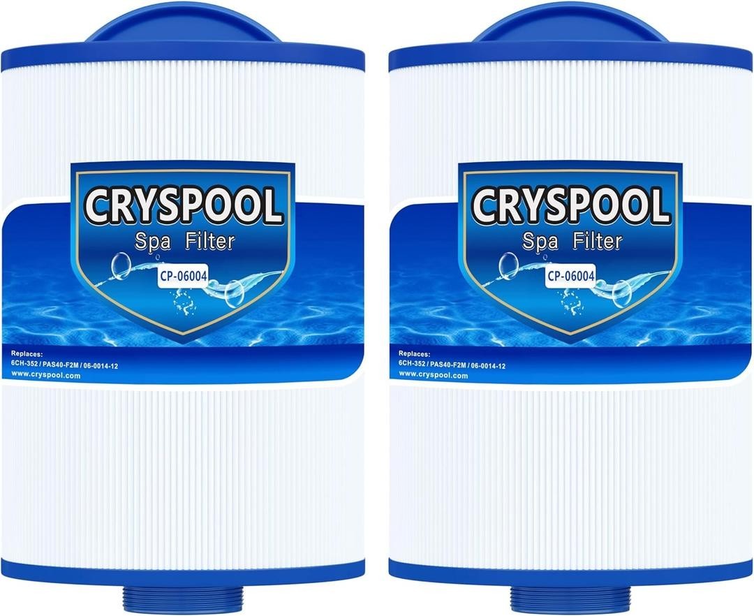 Cryspool 06004 Spa Filter Cartridge 35 Sq Ft Compatible with Artesian Spas 2 Pcs gallery