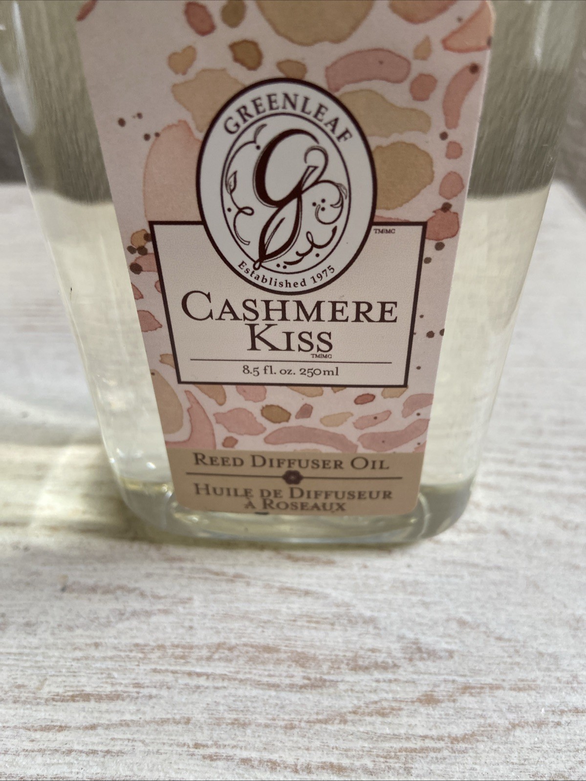 Greenleaf Reed Diffuser Oil Refill - Cashmere Kiss 8.5 Fl oz NEW gallery