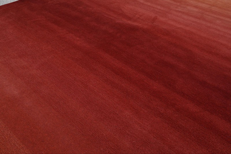 Multi Size Ombre Raspberry Contemporary Wool Hand TuftedArea Rug gallery