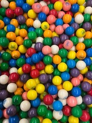 Dubble Bubble 8 Flavor Assorted Fruit 14mm Gumballs 2 Pounds Free Shipping