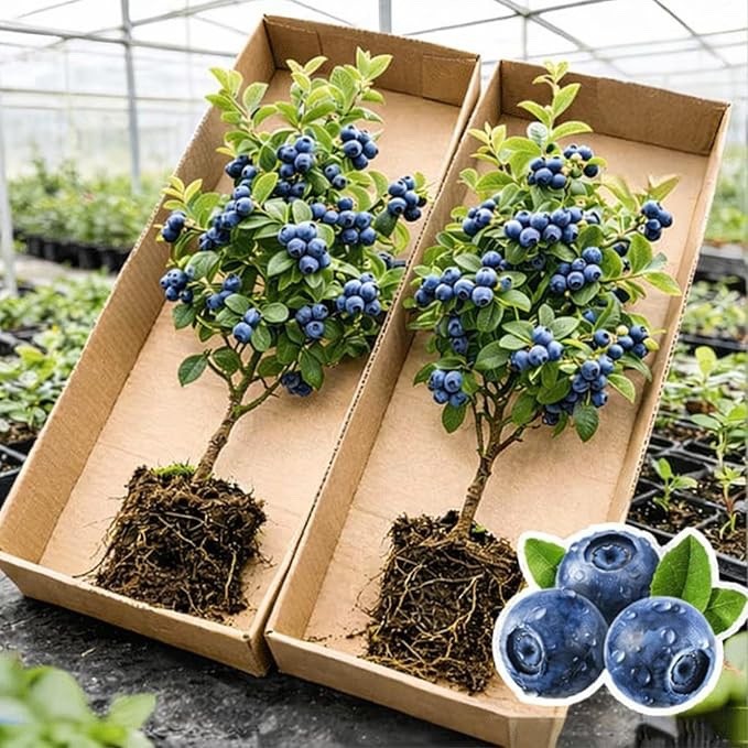 2 Blueray Blueberry Tree Seedlings Live Plant – Fruit Bearing Blueberry Bush gallery