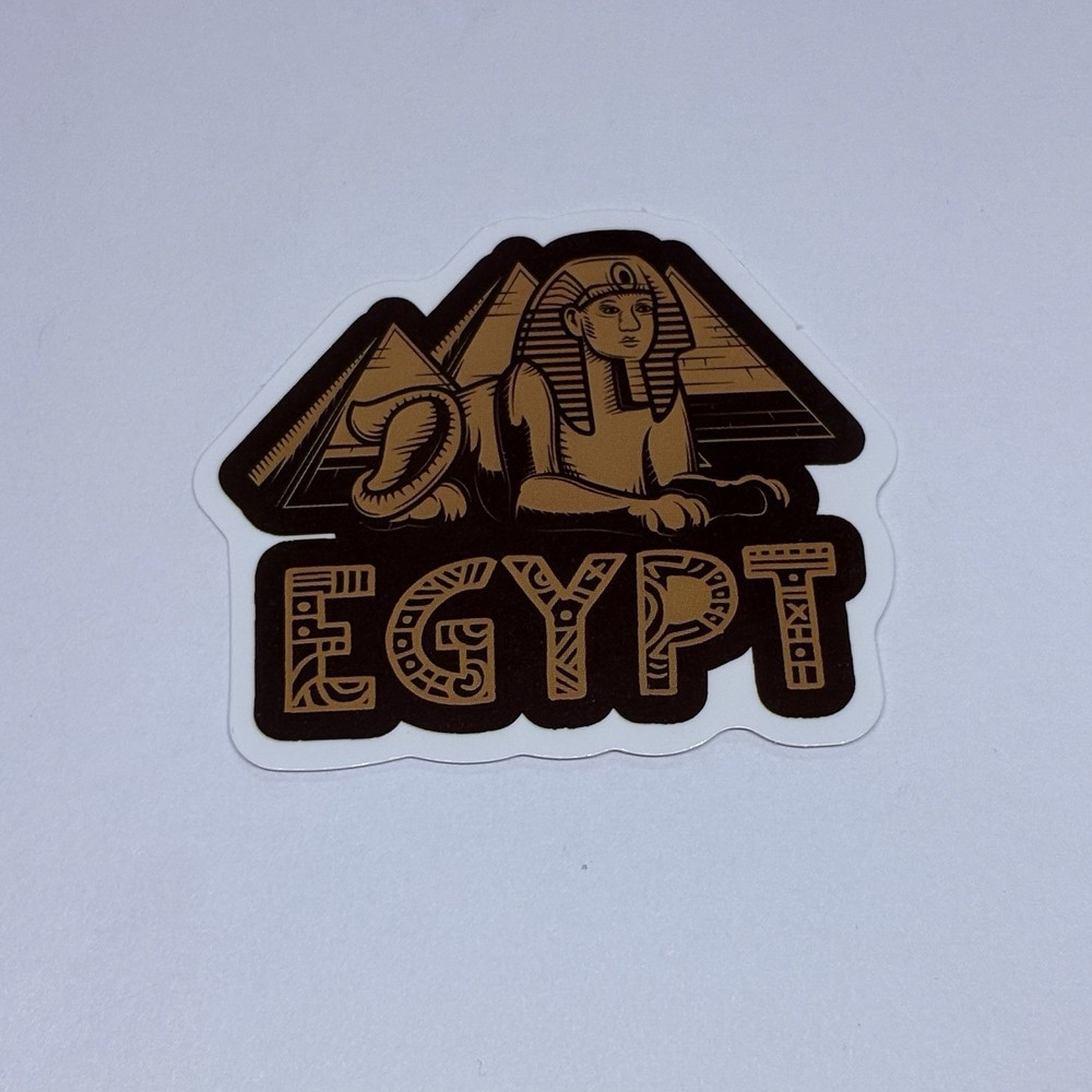 Egypt Pyramids Sphinx Sticker Decal Ancient Tour Art Vinyl Journal Decor Tc9