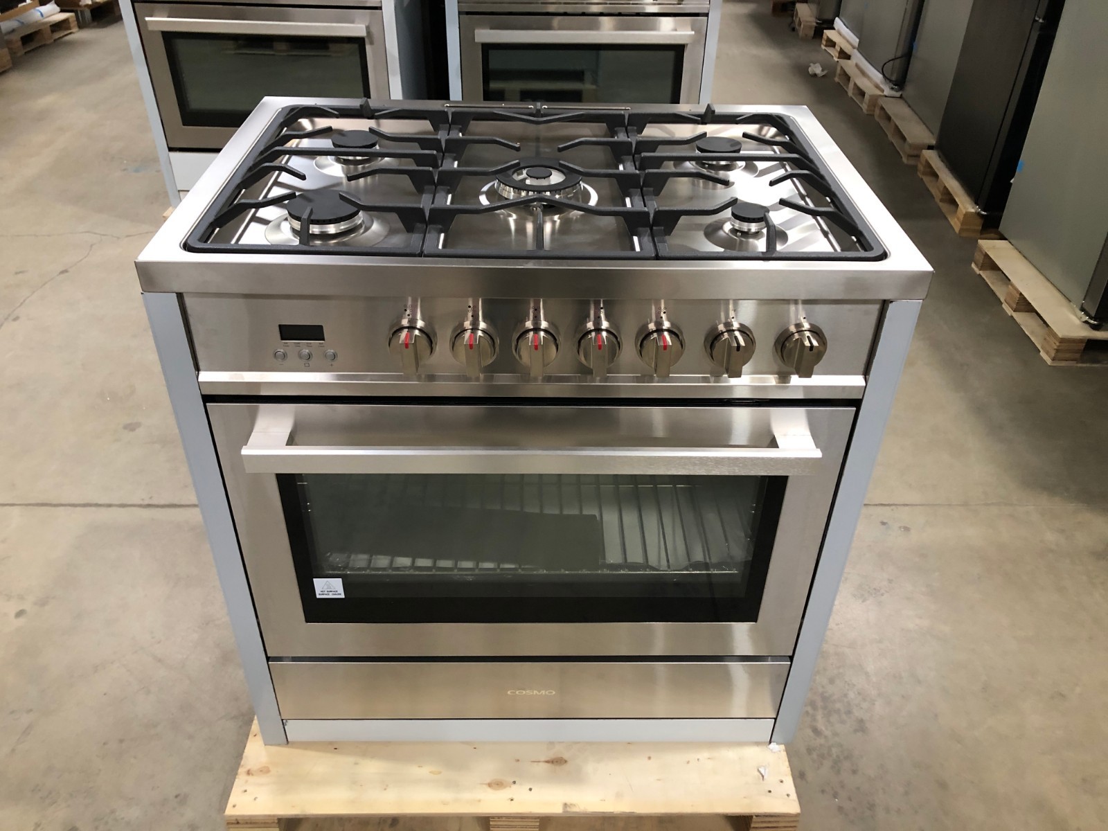 36 in. Gas Range, 5 Burners, Stainless Steel (OPEN BOX, COSMETIC IMPERFECTIONS) gallery