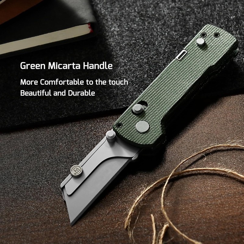 OKNIFE U1 Pro Multitool Folding Utility Knife with Folding Screwdriver Rail Lock gallery