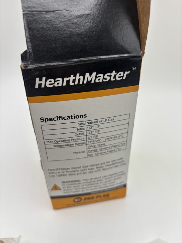 HearthMaster Pro Flex Fireplace Straight Valve Brushed Nickel Kit - PF-954-NIC gallery