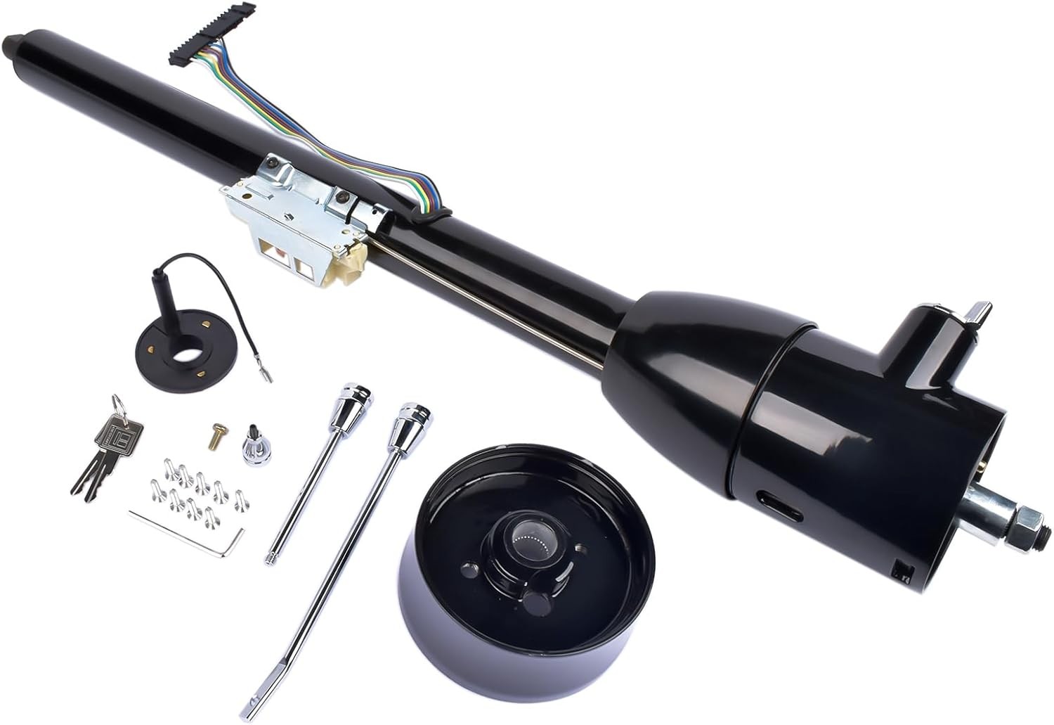 GELUOXI Replacement for GM 32 Inch Tilt Manual Steering Column Floor Shift Hot R gallery