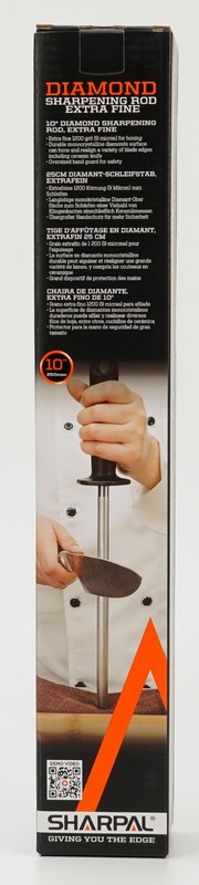 Diamond Solid Sharpening Steel Professional Knife Blade Sharpener Honing Rod gallery