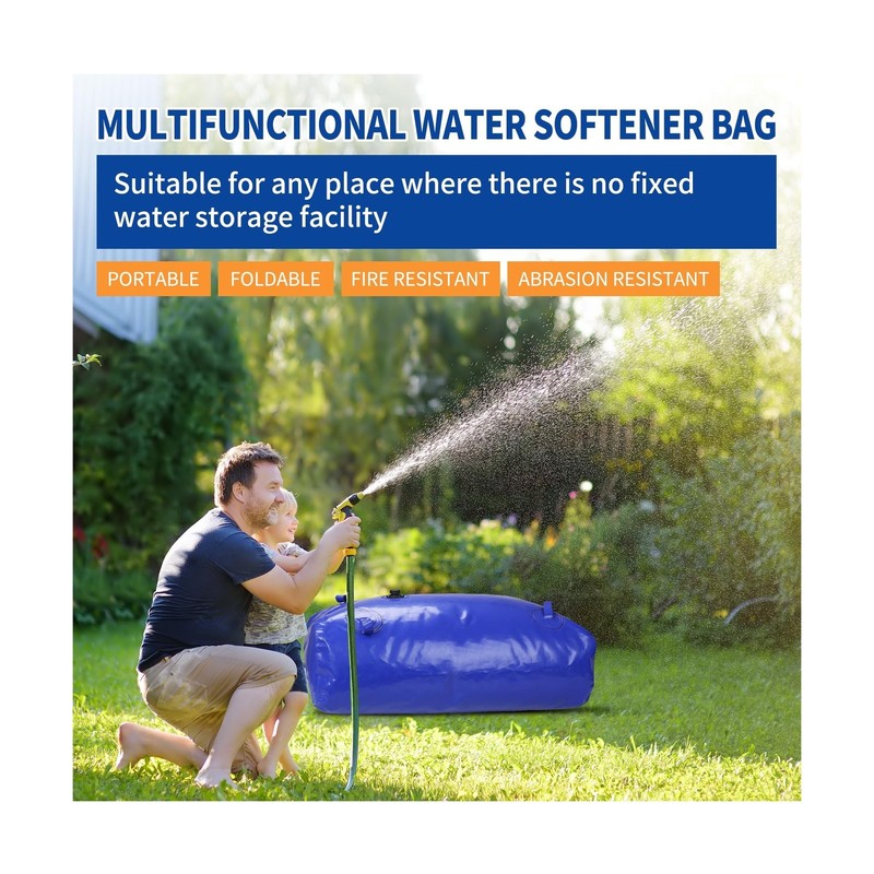 2000 L/528 gal Water Bladder Storage Containers, Foldable Portable Water Tank... gallery
