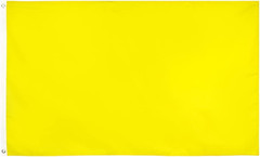 3×5 Foot Solid Yellow Flag – Plain Yellow Flags