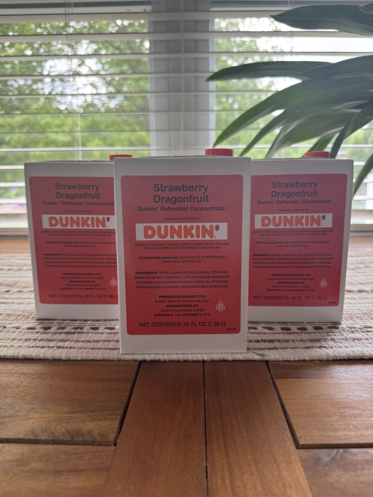 Dunkin Strawberry Dragonfruit Refresher Concentrate (EXP AUG) (FAST SHIP) gallery
