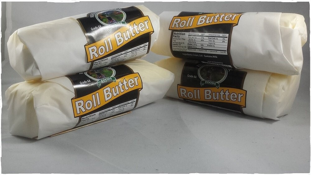 WALNUT CREEK ROLL BUTTER. SALTED. 8 OZ. PACK OF 4. gallery