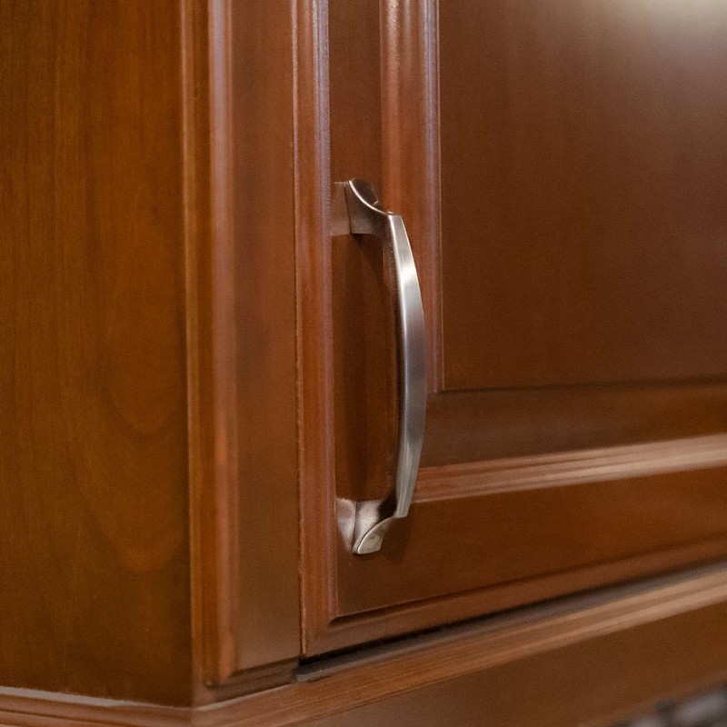 Traditional Kitchen Cabinet Pulls Handles Brushed Nickel Classic Drawer Hardware gallery