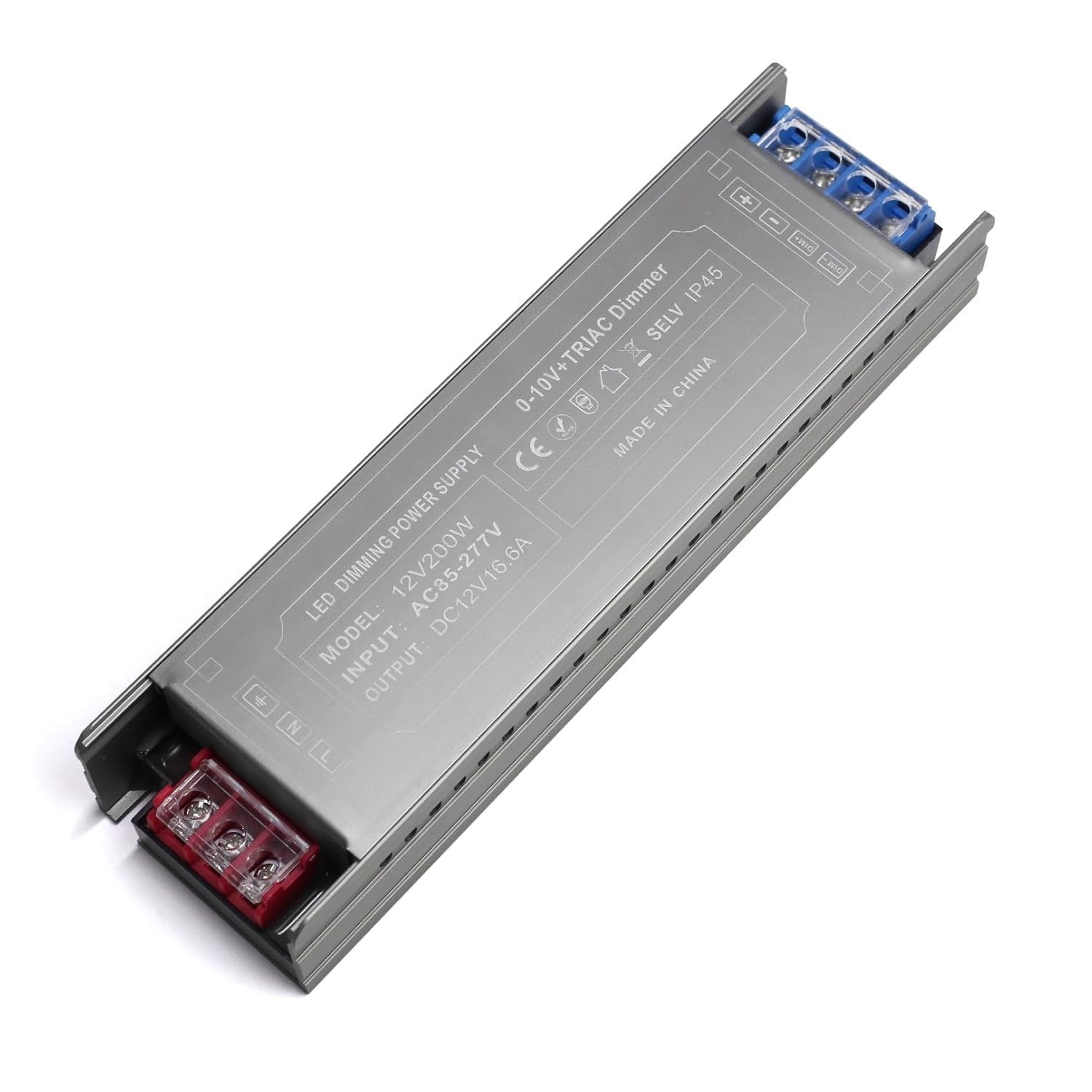 Dimmable LED Driver 200 Watts Power 85V-277V AC to 12V DC Converter 12V200W gallery