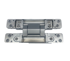 R38588, SUGATSUNE 7.5″ 3D Adjustable Concealed Hinge Satin Chrome Nickel Plated