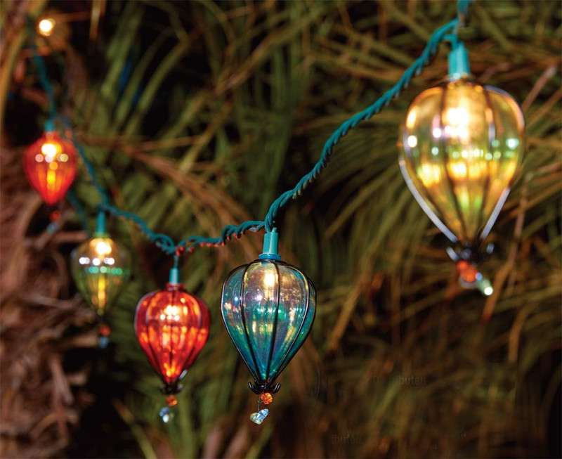 11FT Multicolor String Lights 10 Bulbs Waterproof Connectable Indoor Outdoor gallery