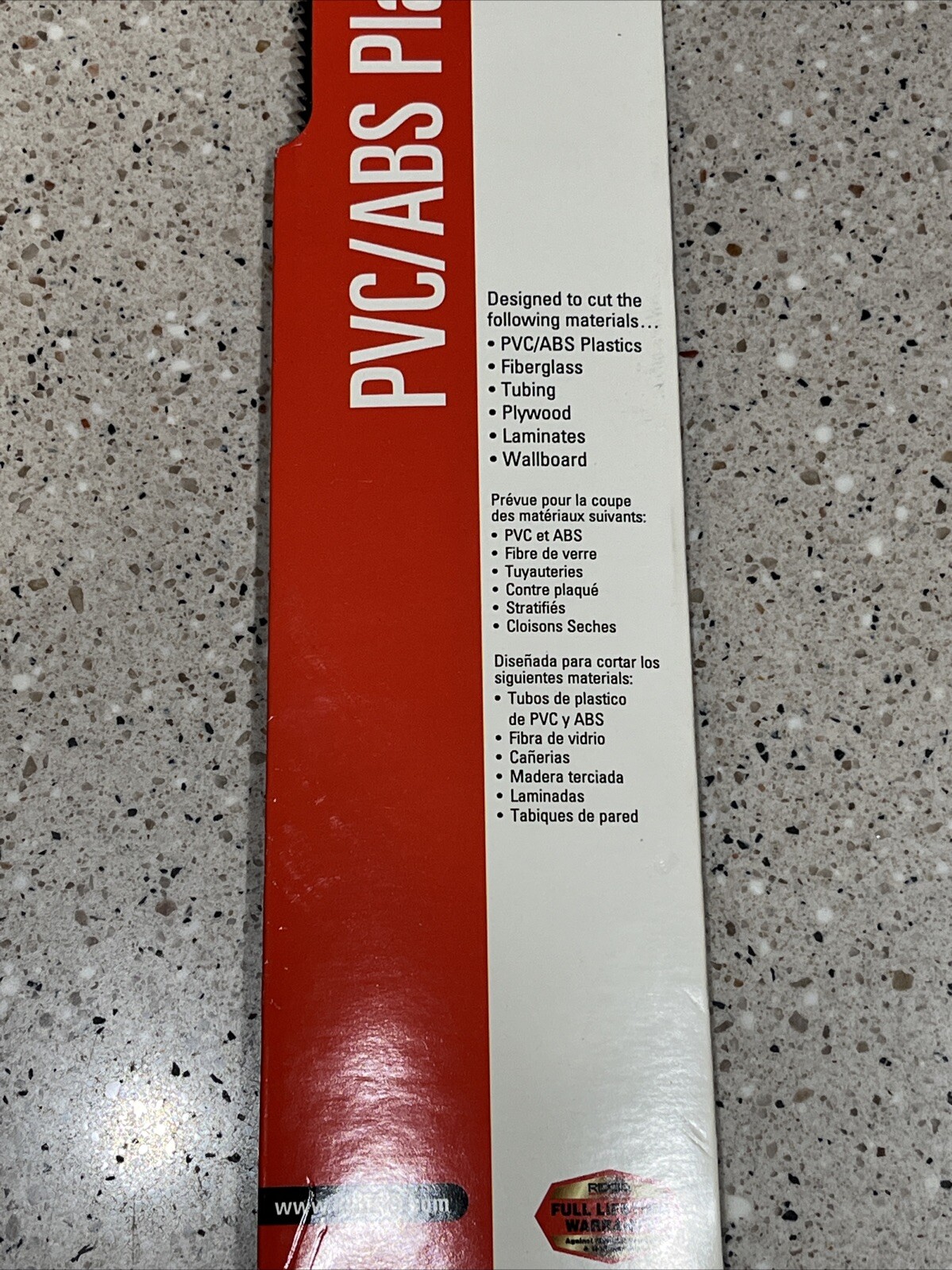 Ridgid 50522 , 18-inch PVC/ ABS Plastic Pipe Saw , Model 1205 , NEW , US SELLER gallery